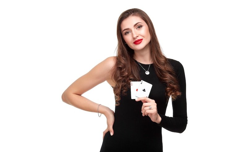 Tata letak meja Free Bet Blackjack dengan zona taruhan